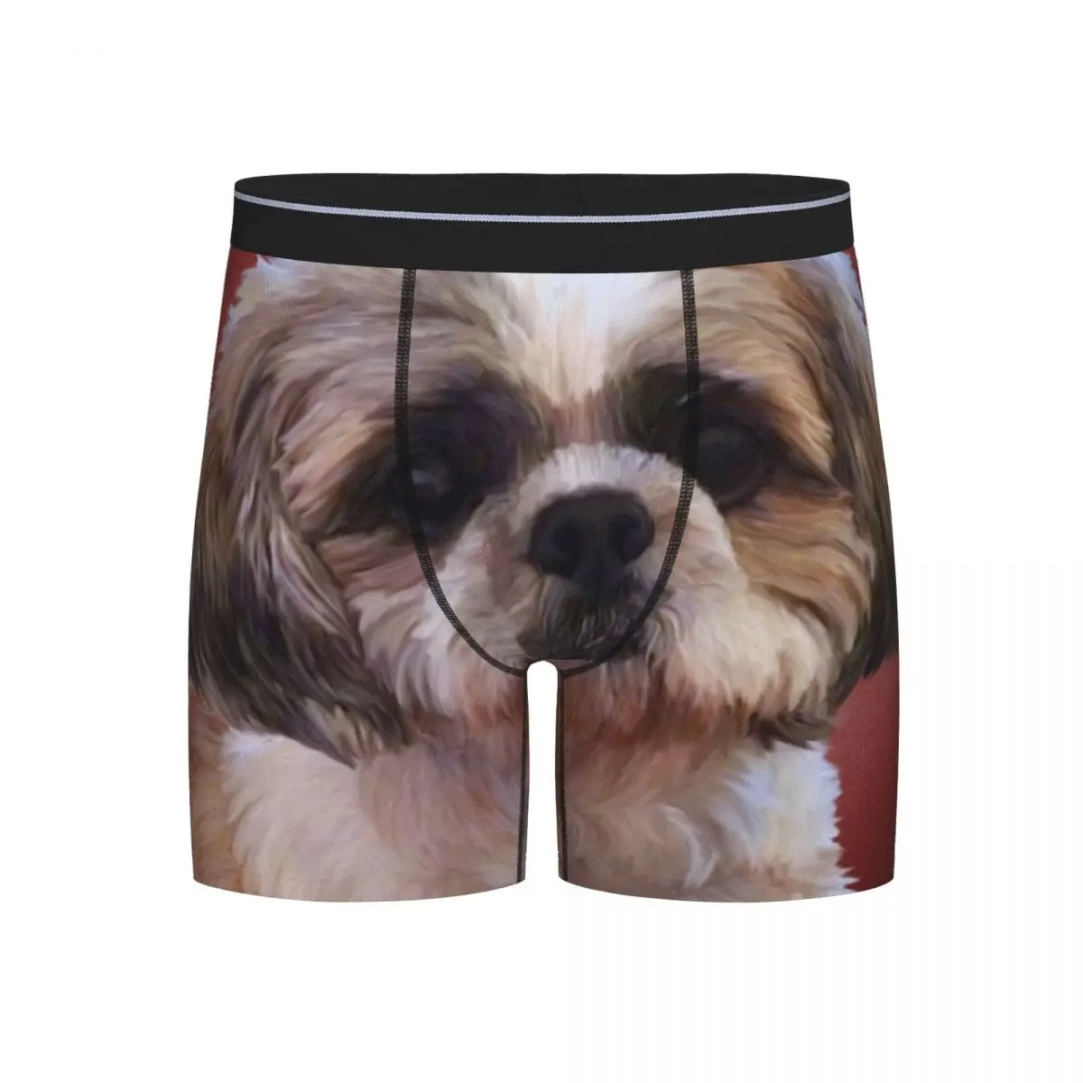 

Long Boxer Underpants Shorts Shih Tzu Dog Panties Men's Comfortable Underwear for Homme Man Boyfriend Gifts