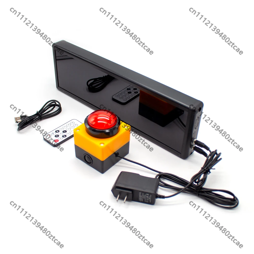 LED 6‑Digit Competition Timer Countdown Stopwatch Counter Training Speech Timing Equipment with Remote Control