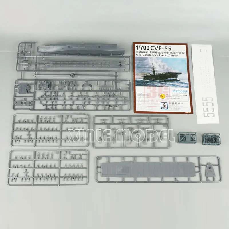 S-نموذج تجميع البلاستيك نموذج السفينة PS700055 USS CVE-55 الدار البيضاء LE 1/700 #2