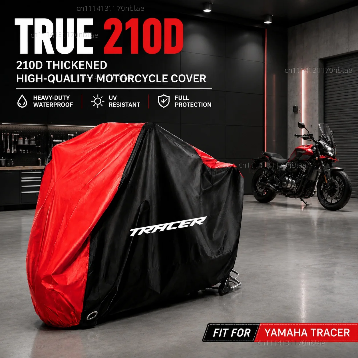 

For YAMAHA TRACER 900GT Tracer 700 900 GT Tracer700gt MT09 MT07 2021 210D Motorcycle Cover Waterproof Dustproof UV Cover