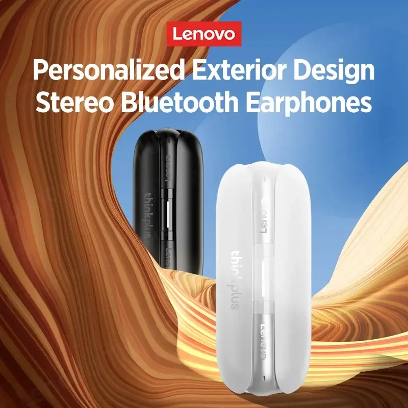 سماعات Lenovo-blueth V5.3 ، تصميم خارجي ، سماعات أذن داخل الأذن ، سماعات رأس بزمن استجابة منخفض ، الاختيار الأصلي ، TW60 ، TWS