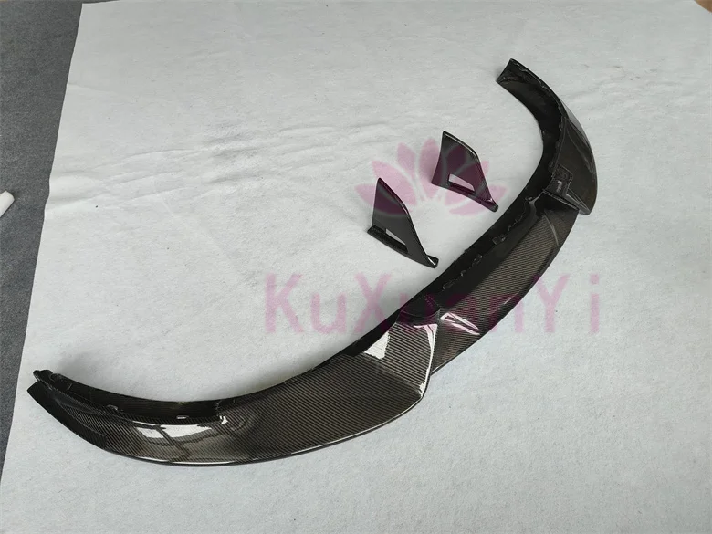 Direct Factory Sales High Quality 3K Carbon Fiber M-style Front Lip for Porsche Taycan Body Kits