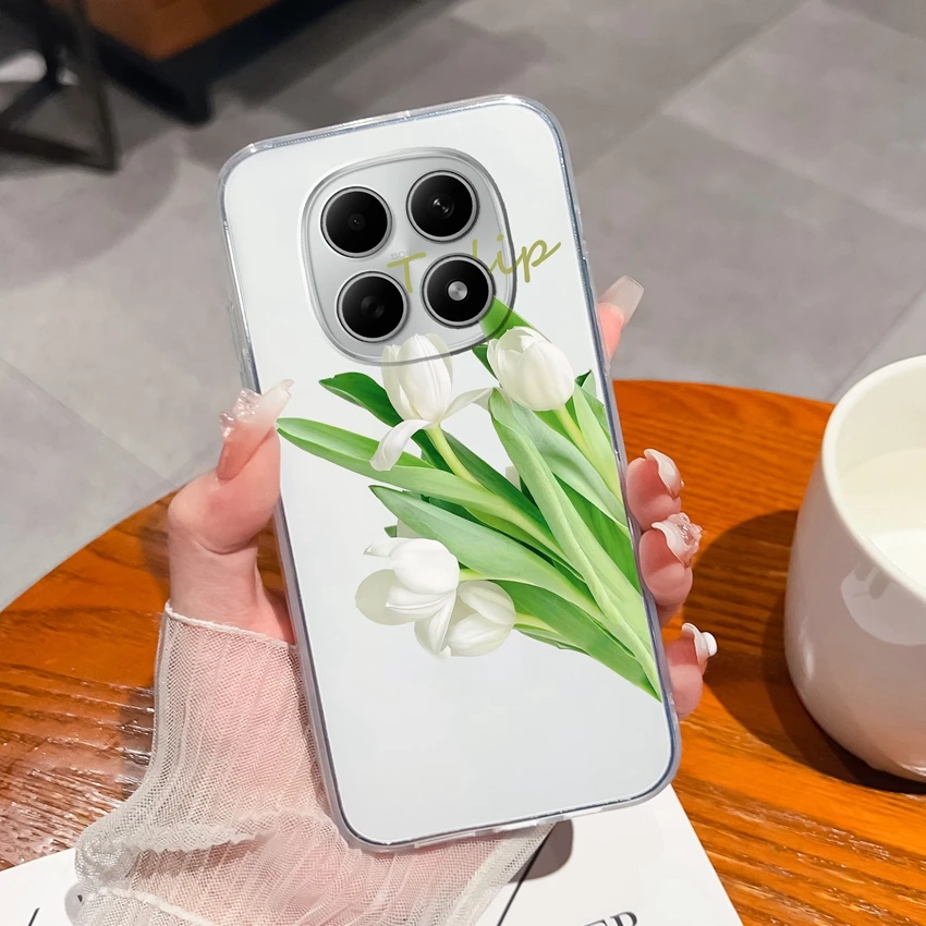 ل Redmi نوت 15 15Pro 5G الصيف الفاكهة نمط جراب هاتف شفاف بولي TPU المضادة للانزلاق قذيفة ل Redmi ملاحظة 15 برو + 5G لينة يغطي #2