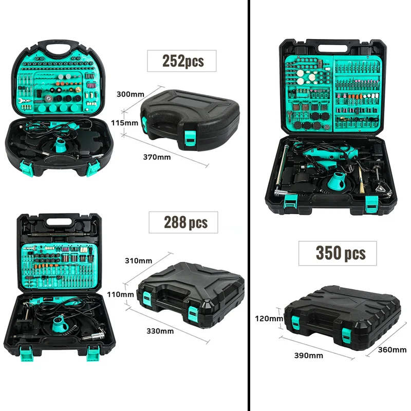 Tungfull Drill Tools 30000RPM Rotary Tools Dremel Accessories Set Electric Drill Dremel Mini Drill Engraver Power Tools Electric