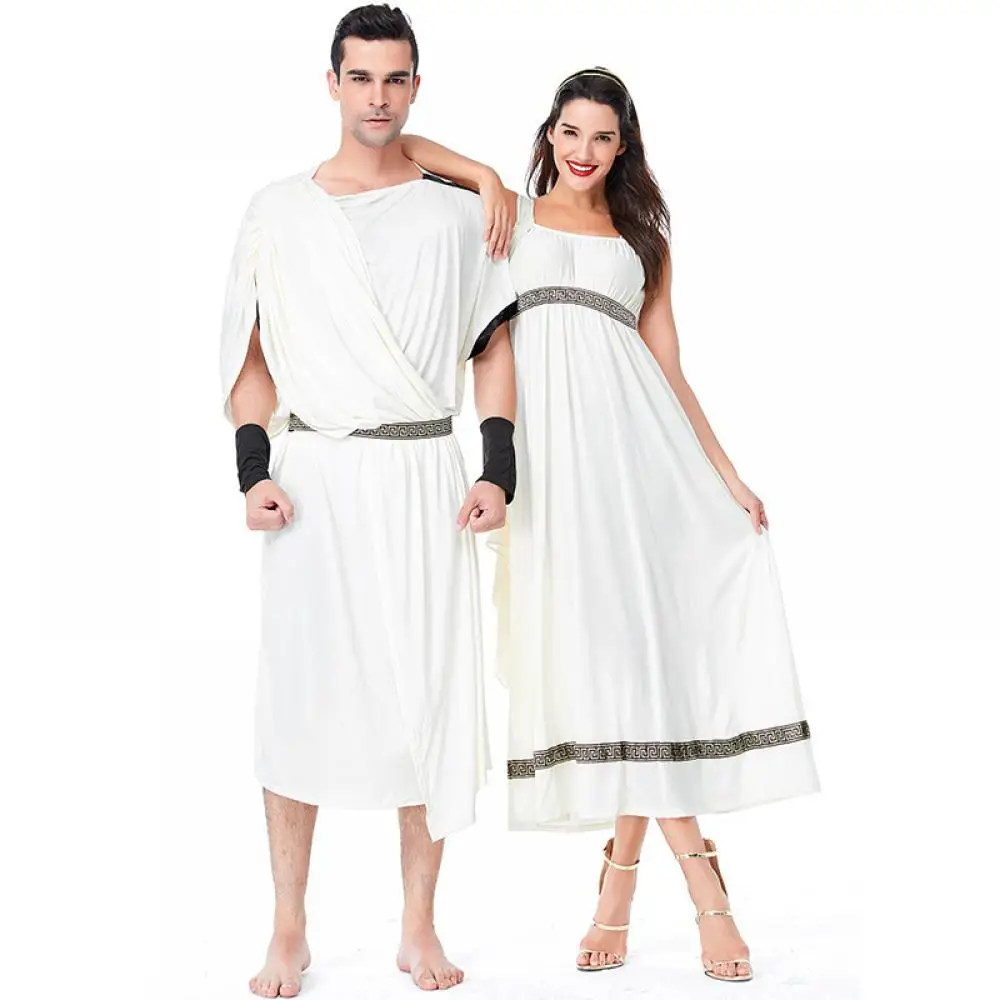 Déguisement Couple Dieu et Déesse Grecs – Toges Antiques – photo 2
