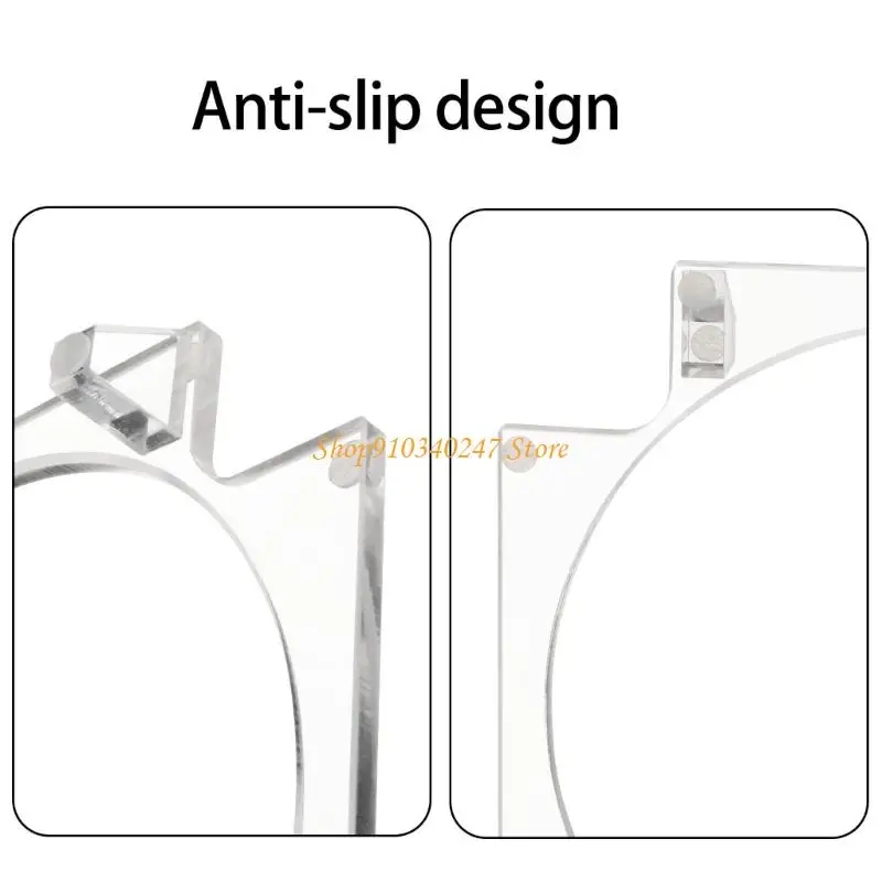 

Q22A Desktop Stand Dustproof Transparent Laptop Holder Cooling Heat Disspation