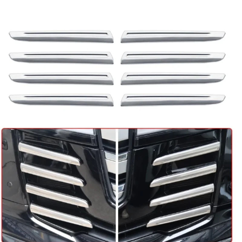 

Хромированный комплект украшения передней решетки для Toyota Land Cruiser 300 LC300, внешние обновленные аксессуары 2023-2024