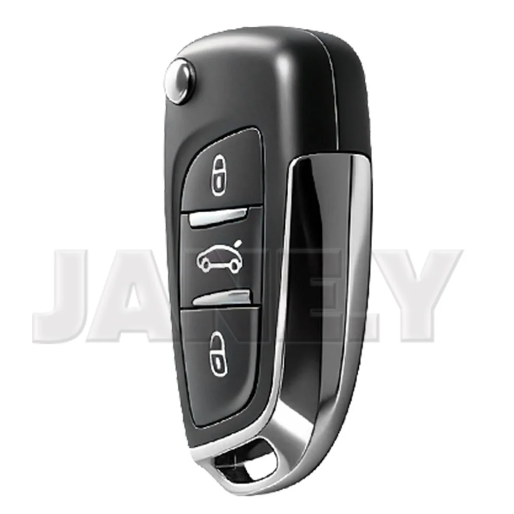 10 x Flip Folding Key Fob Case Shell For Peugeot 207 307 308 407 For Citroen Picasso C1 C2 C3 C4 CE0523 CE0536 Remote Key Cover
