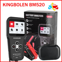 KINGBOLEN BM520 6V 12V 24V Car Battery Tester Truck Battery System Test Tool 12 Volts Battery Analyzer Cranking Test PK KW60