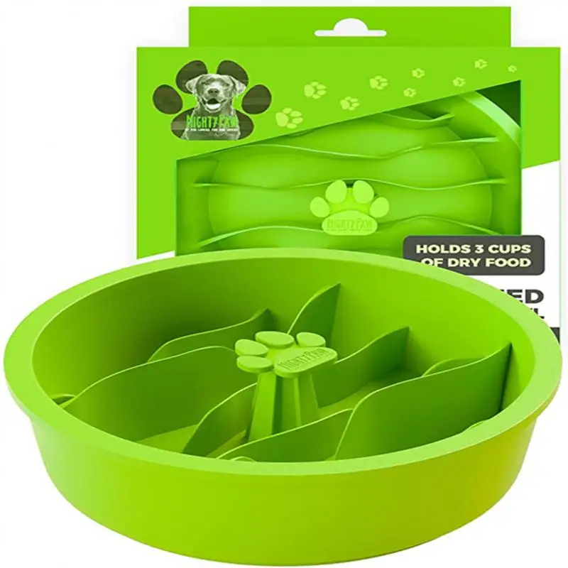 

Anti Choke Dish Food-grade Slow Down Swallowing Speed Silicone Opp Bag Pet Supplies Interactive Puzzle Maze Feeder Harmless 252g