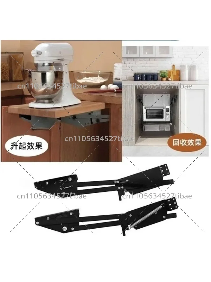 Heavy Duty Hydraulic Lift Spring Hinge Kitchen Cabinet Lift Up Support Concealed Cabinet Door Hinge