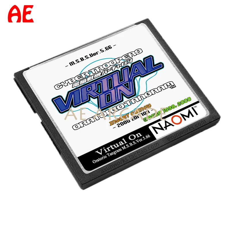 NAOMI CF Card Game Card for Modified DIMM NAOMI 2 Motherboard