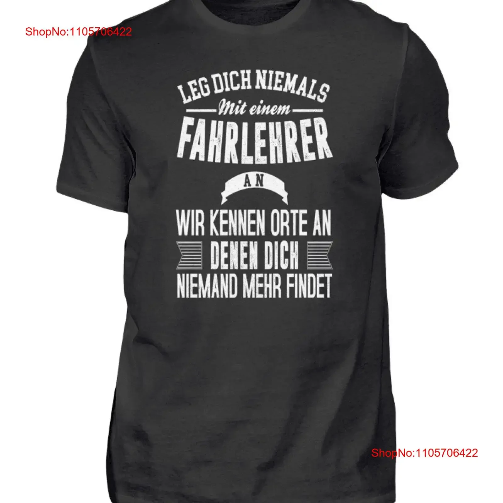 T Shirt Driving Instructor Humor School License Funny Men's vintage Washed Stretched Soft graphic Versatile Comfortable