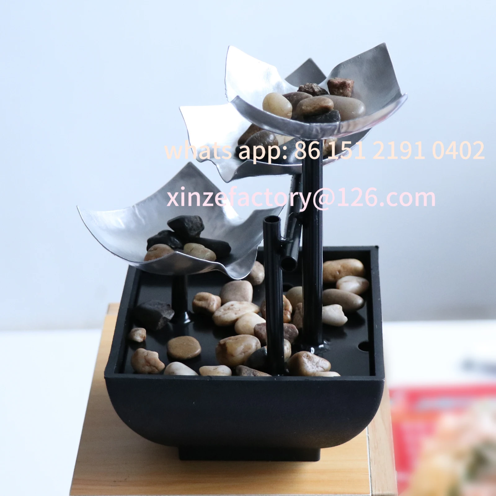 Customizable Relaxation Indoor Tabletop Fountain Tabletop Tabletop Fountains Gifts Fountain for Interior Decoration