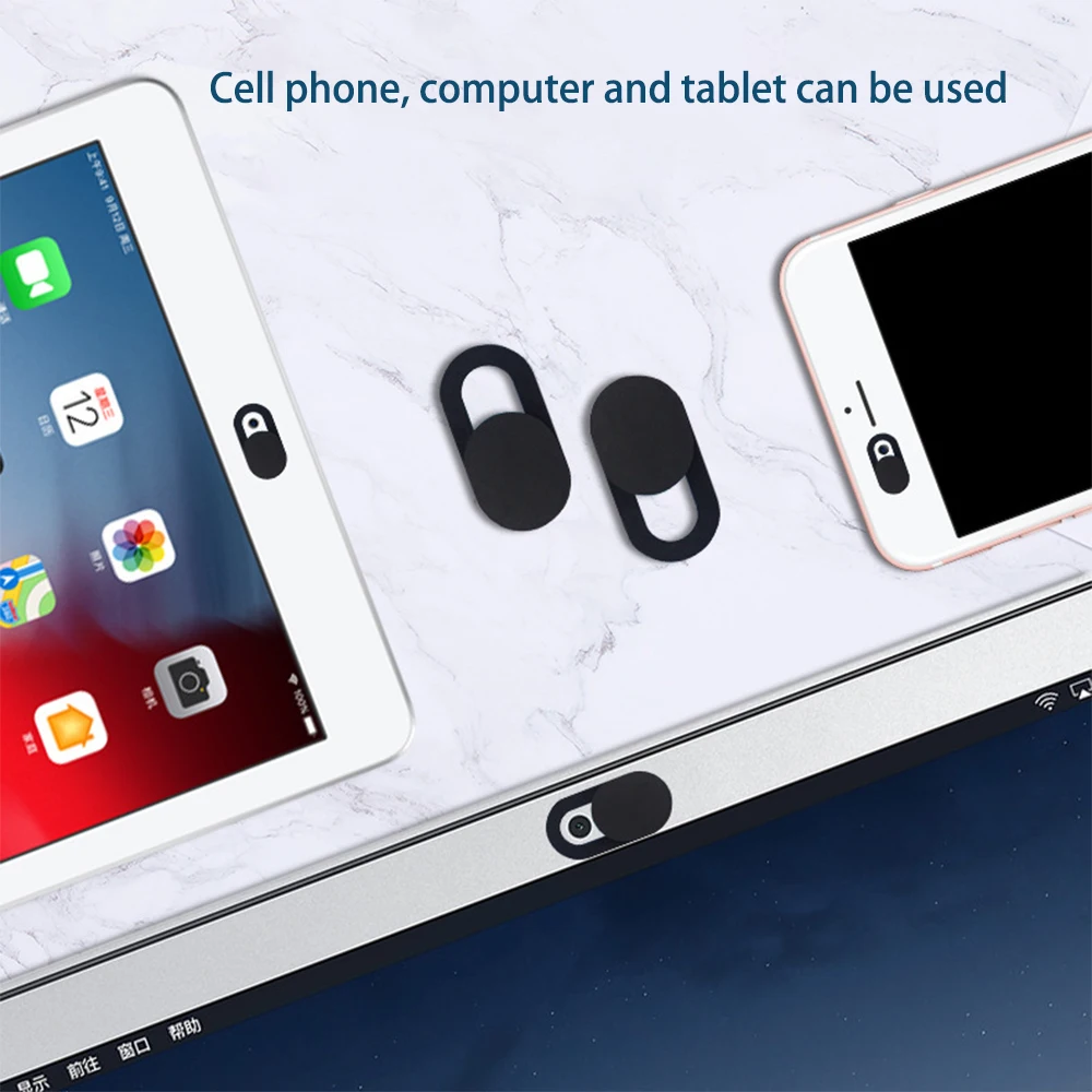 Copertura cursore webcam per telefono cellulare laptop iPad 1/3/6 pezzi copertura privacy fotocamera frontale adesivo di protezione universale per Xiaomi