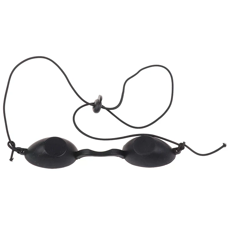 Gafas de seguridad negras, parche protector para gafas con luz láser IPL, protección ocular para clínica de belleza