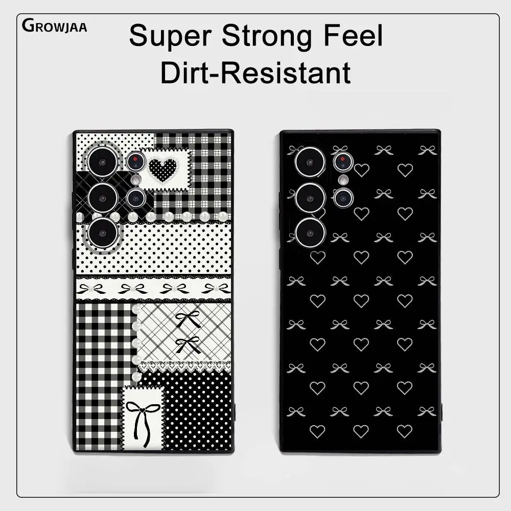 

Pearl Bow phone case for Samsung Galaxy S25 S24 S22 S23 Ultra S21 S20 Plus 5G