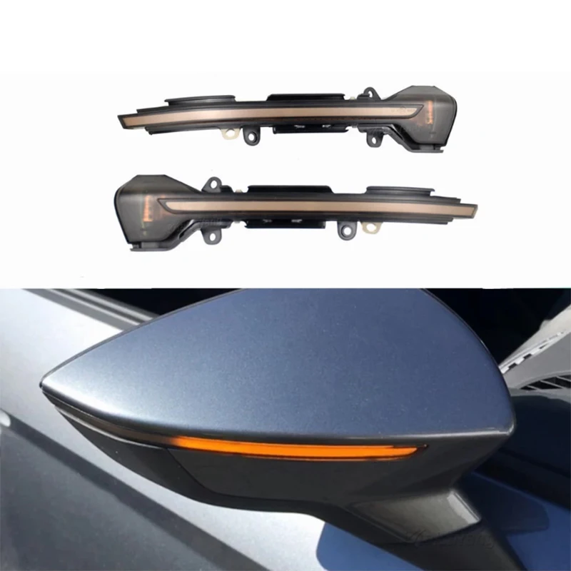 LED Dynamic Turn Signal Blinker For SEAT Leon III Mk3 5F 13-18 Ibiza KJ Mk5 V Arona 17-18 Sequential Side Mirror Indicator Light