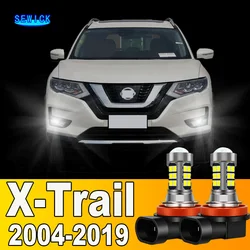 2x LED Front Fog Light Bulb Accessories For Nissan X-Trail X Trail T30 T31 T32 2004-2019 2007 2008 2012 2013 2014 2015 2016 2017