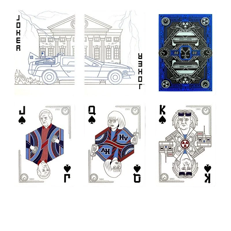 Bicycle Back To The Future Playing  Cards Poker Magic Card Games Close Up Stage Magic Tricks - view 5
