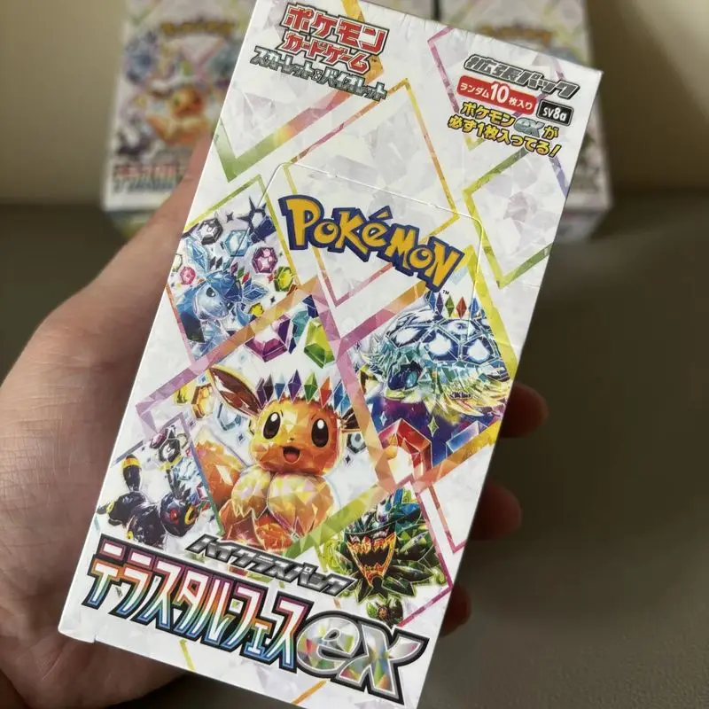 

Pokemon Card Game Sv8a Terastal Festival Ex Booster Box Japanese Original Factory Sealed Ptcg Trading Card Collection Box Gift