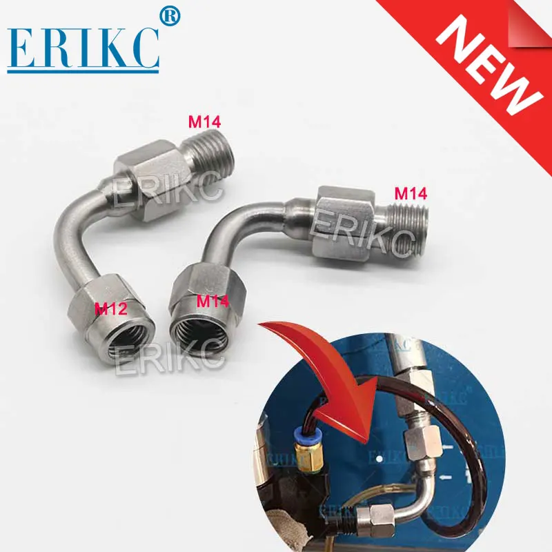 M14-14 M14-12 M14-16 جديد الديزل السكك الحديدية المشتركة حاقن مضخة اختبار إصلاح أنبوب تحويل الأنابيب تغيير قطر مشترك لبوش