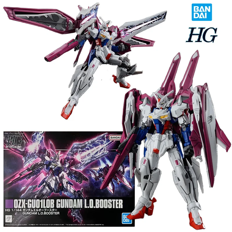 Bandai PB HG 1/144 Gundam L.o.booster 14Cm Anime Original Action Figure Assemble Gundam Model Kit Children's Toy Gift Collection