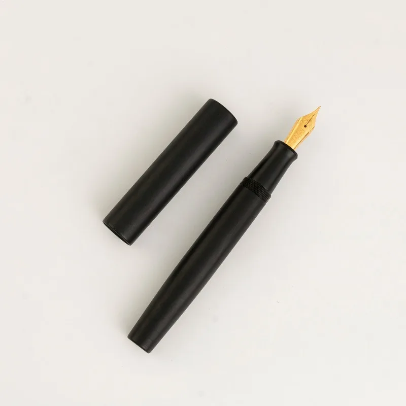 

Cumberland Black Rubber Fountain Pen No 6 BOCK Nib 0.5mm F Limited Edition Resin Gift Ink Pen Luxury Writing