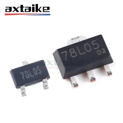 50PCS 78L05 78L06 78L08 78L09 78L12 78L15 CJ 79L05 SOT23 SOT89 SMD 5V 6V 8V 9V 12V 15V Three-terminal Positive Voltage Regulator