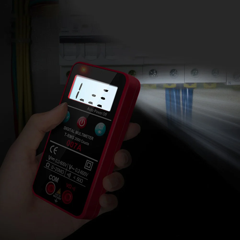 

Portable Digital Multimeter Multi Tester Volt Amp Test Meter Backlit Sensor Warning Easy Reading Dark Environment