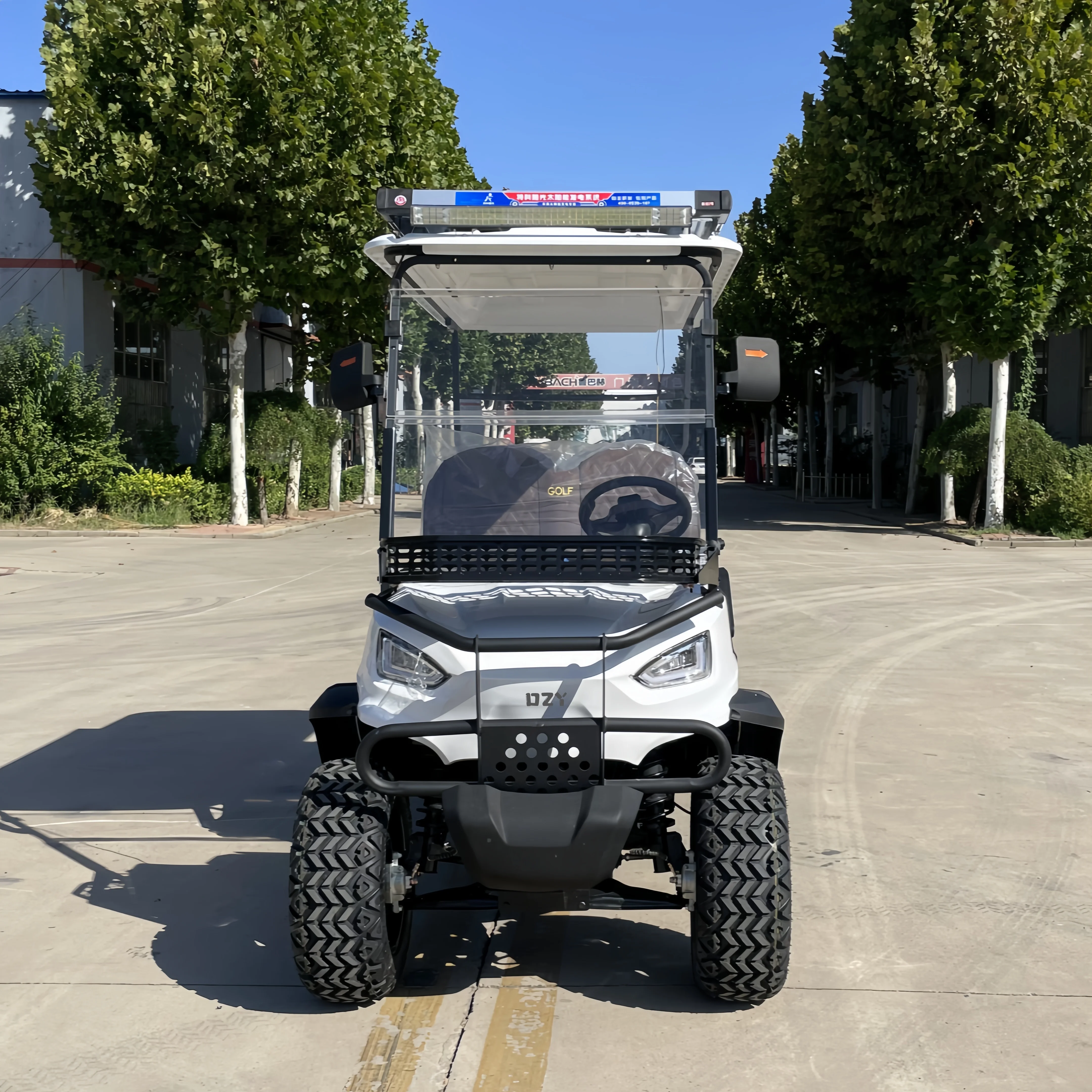 OEM street legal four-wheel drive electric 6-seater golf cart with lead-acid battery or lithium battery