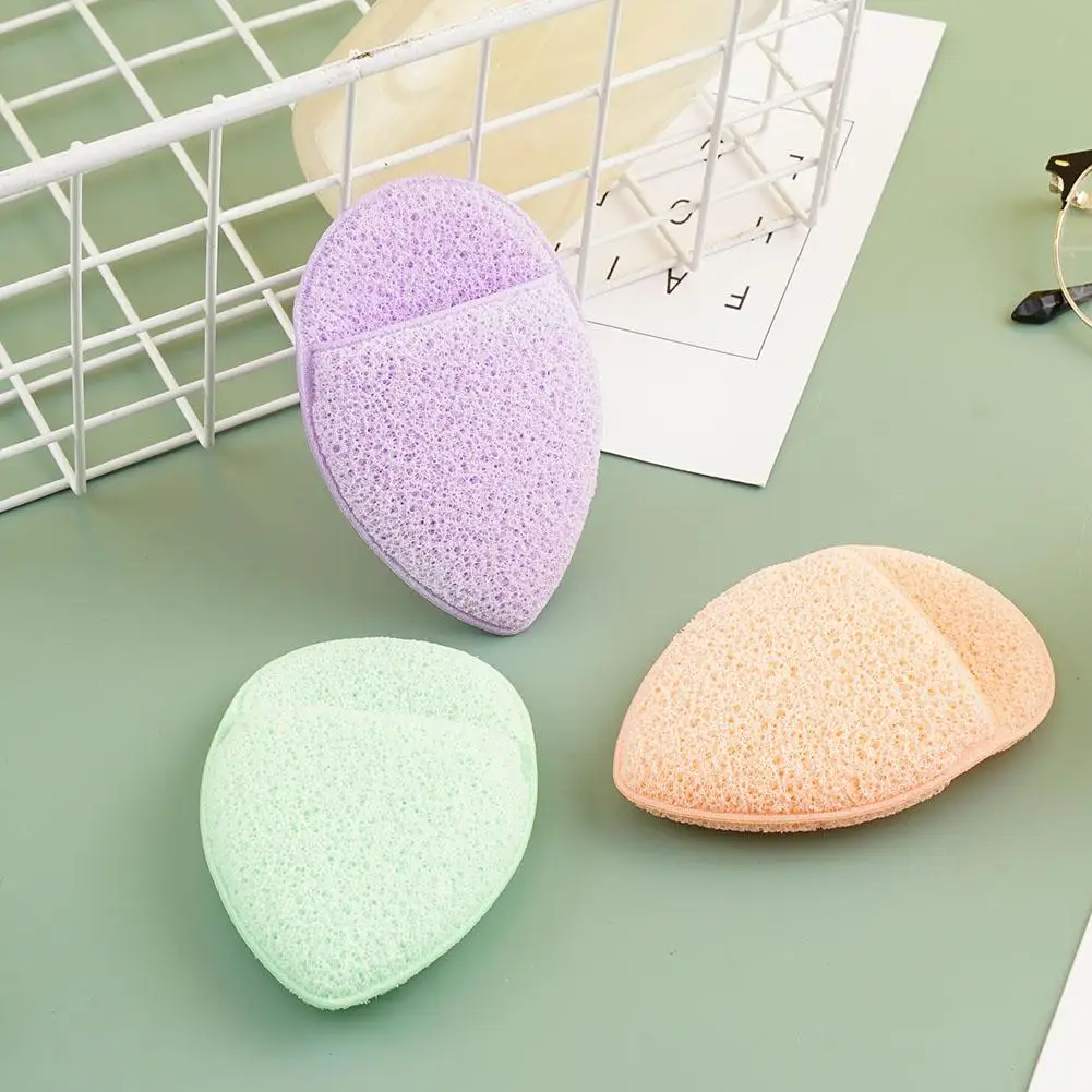 1PCS Exfoliating Face Wash Cleansing Puff Flutter Sponge Deep Remover Black Headband Cosmetic Sponges Facial Tool Makeup Sponges