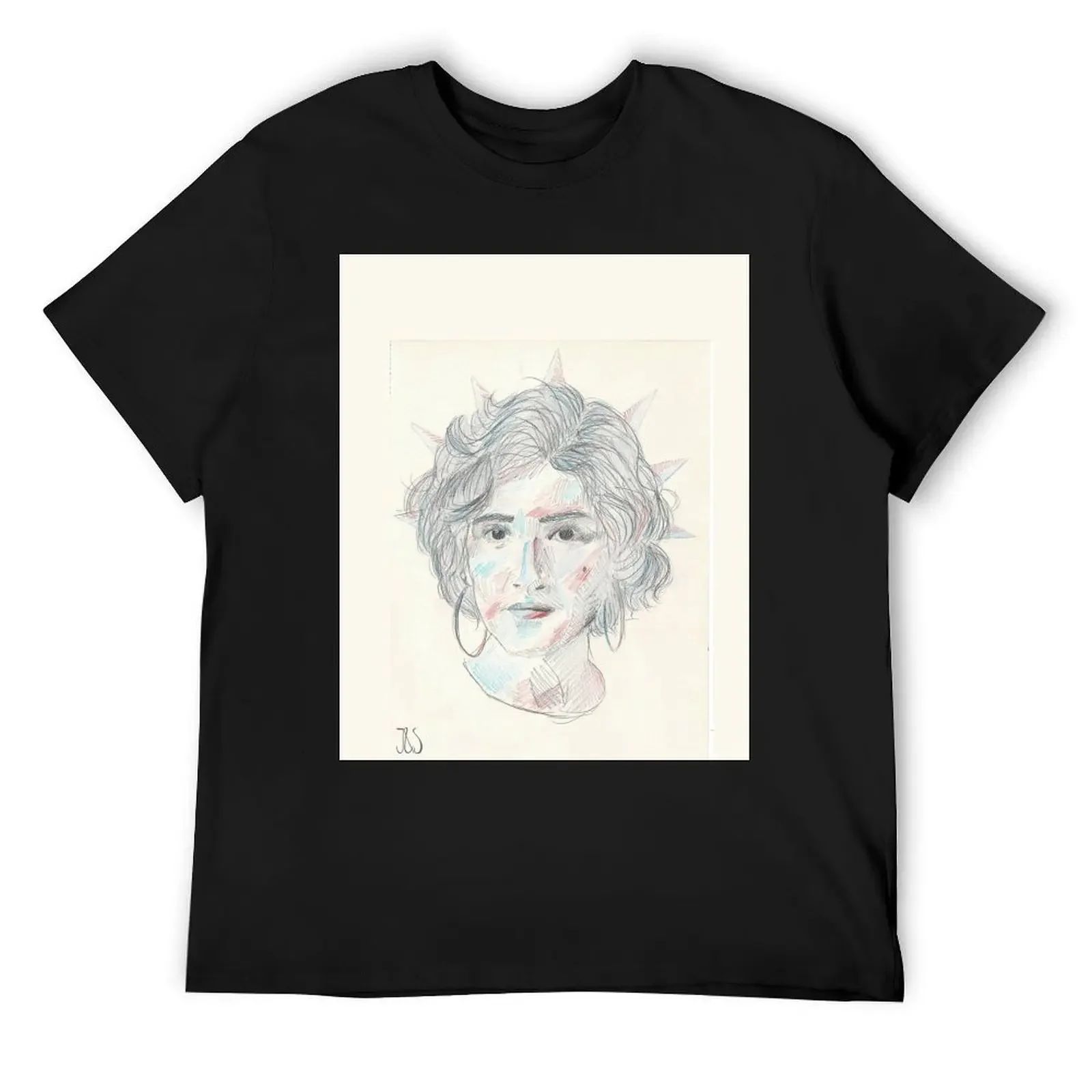 Lady Liberty T-Shirt summer tops oversized graphic tee mens designer t shirt