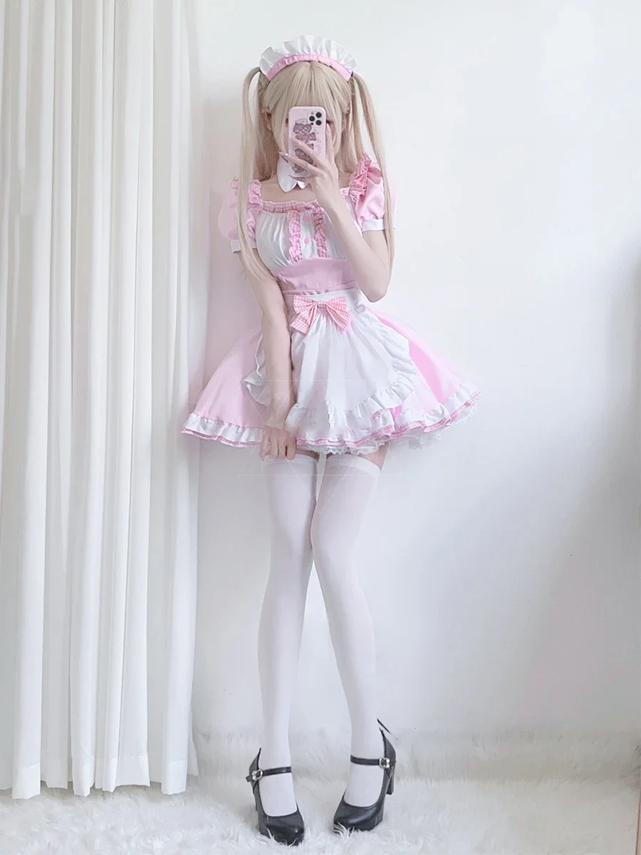 Anime Meid Kostuum Schattige Meid Kostuum Zachte Zus Kat Lolita Cosplay Kostuum Lolita Jurk