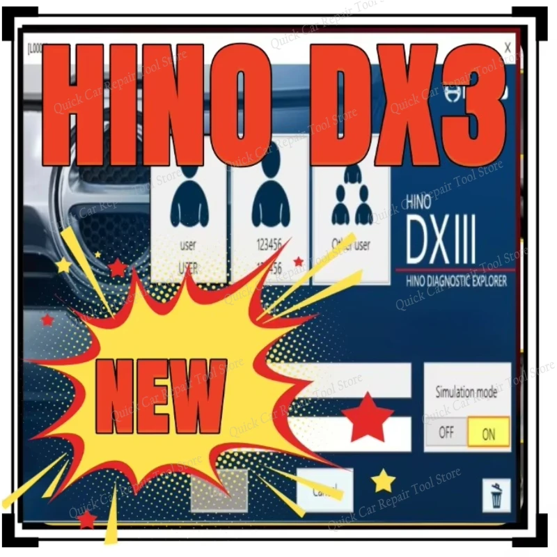 

Hino Diagnostic EXplorer 3 Hino DX3 V1.23.1 + разблокированный клюг