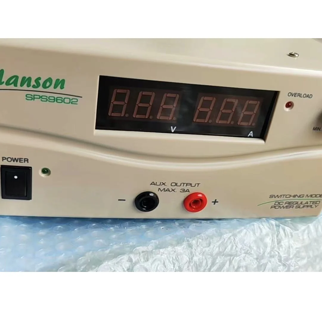 Segunda mão alta precisão ajustável Power Supply, SPS9602 Testing OK, entrega rápida