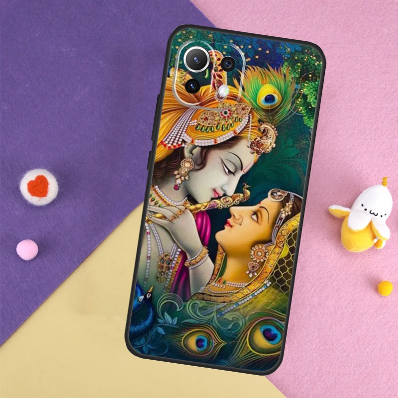 Coque Lord Krishna Radha pour Xiaomi, coque pour Xiaomi 11T, 12T Pro, 12X13 Lite, POCO F5 Pro, F3 Tage, F4, IGHTC40, M5S, figurine Bery X5 Pro