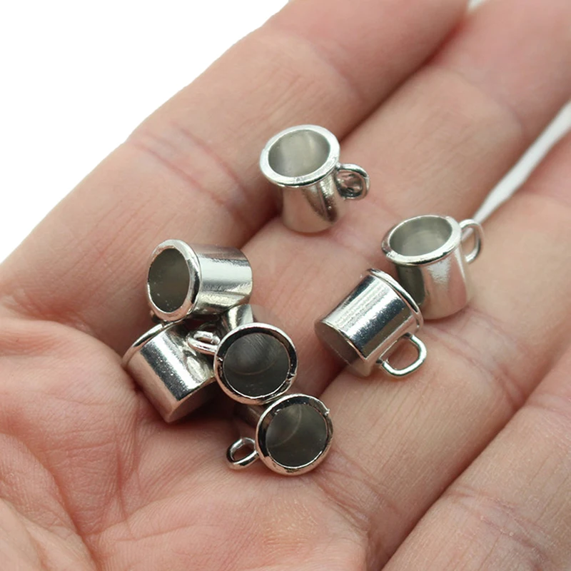 Maison de poupée Miniature en alliage, 2 pièces, modèle de tasse à café en métal, jouet de jeu pour enfants, accessoires de décoration de maison de poupée