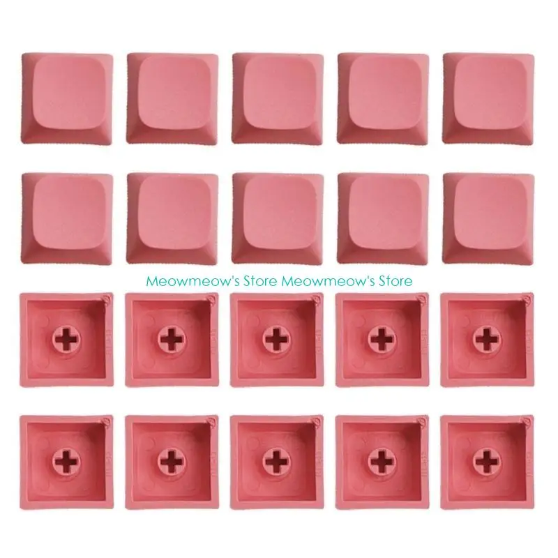 W91A 20PCS PBT Keycaps 1U XDA Height Replacement Keycap Set No Print Easy Installs