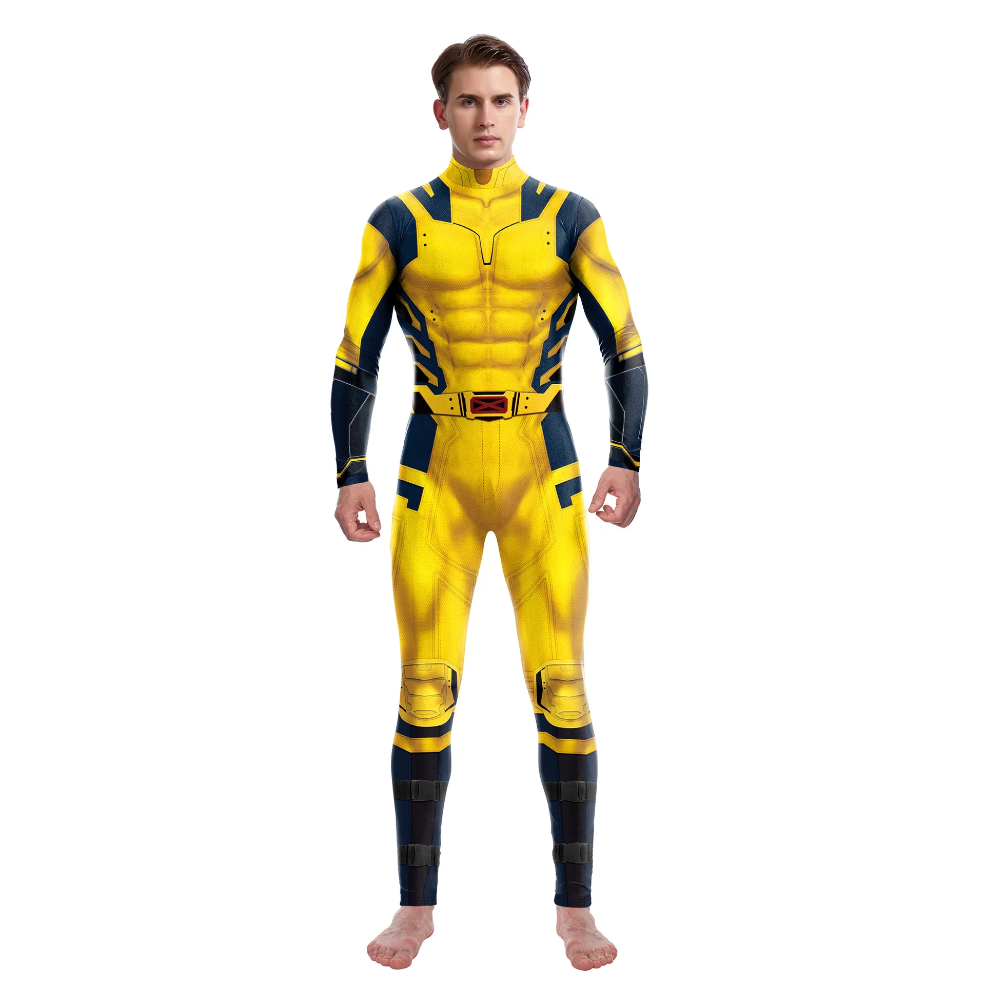 Anime Superhero Wolverine Deadpool Cosplay Costume Halloween Costume Adult Zentai Bodysuit Outfit jumpsuits