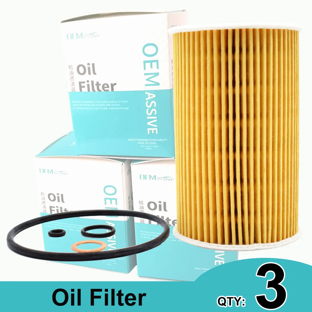 

3x Car Parts Engine Oil Filter For BMW 318i 318is 318ti 518i Z3 1.9i 1996 1997 1998 1999 E30 E36 E46 E34 11421432097 11421743398