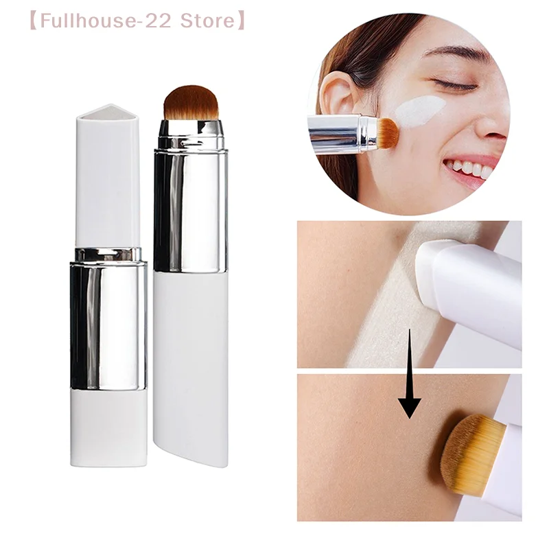 【MAX-22】2-in-1 Foundation-Stick, leere Salbentube, aufhellender Concealer-Stick, nachfüllbarer Behälter, Kosmetik-Make-up-Tool