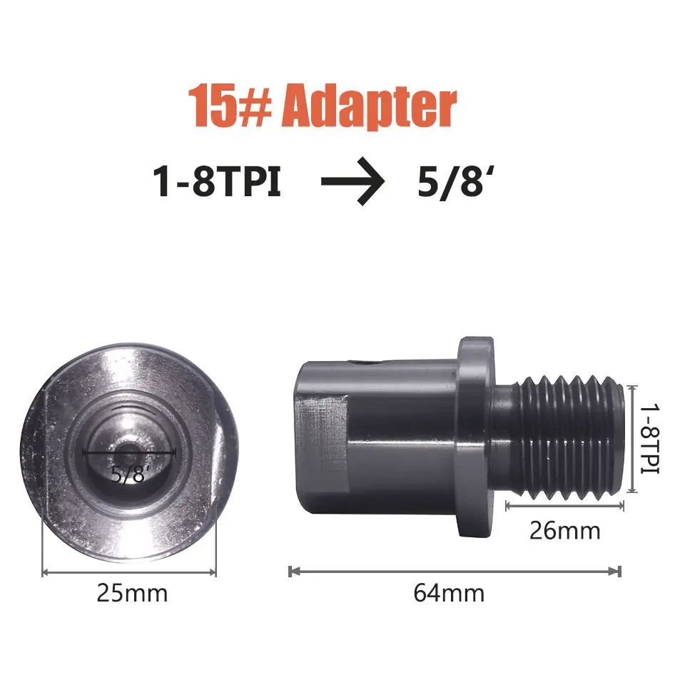 Woodworking Lathe Chuck Thread Converter, Woodworking Spindle Reducer, Accessories