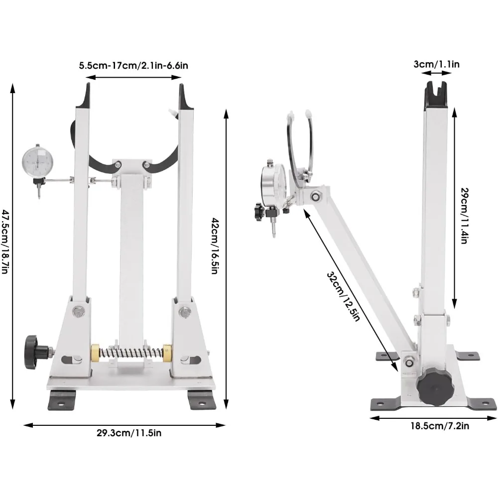 YIYIBYUS المهنية دراجة عجلة Truing حامل الإطارات الحافات عجلة أداة إصلاح دراجة العمل دراجة تعديل الحافات أداة