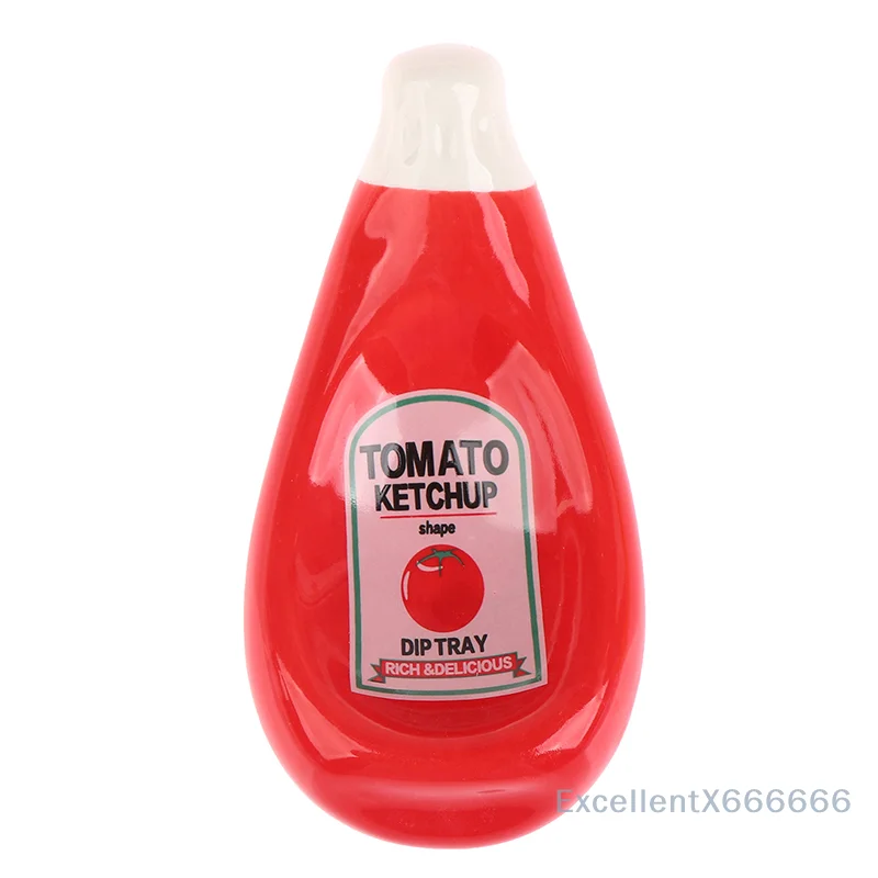 

1Pc Tomato Shaped Sauce Plate Salad Dressing Plate Table Decoration Creativity Seasoning Dish Soy Sauce Plate Ceramic Disc