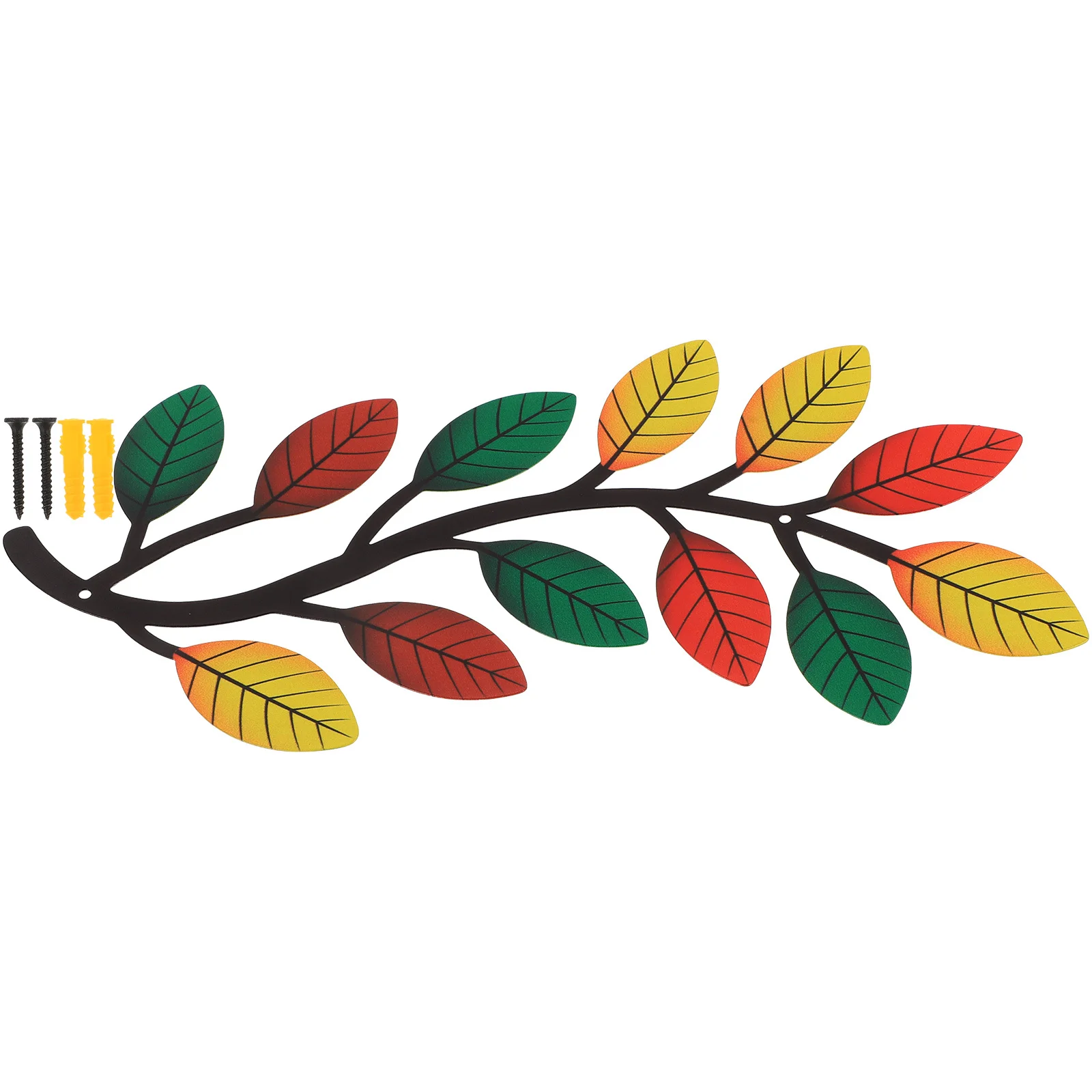 

1Set Iron Branch Decor Outdoor Garden Decorative Pendant Branch Shape Ornament Wall Hanging Adorn Home Wall Craft