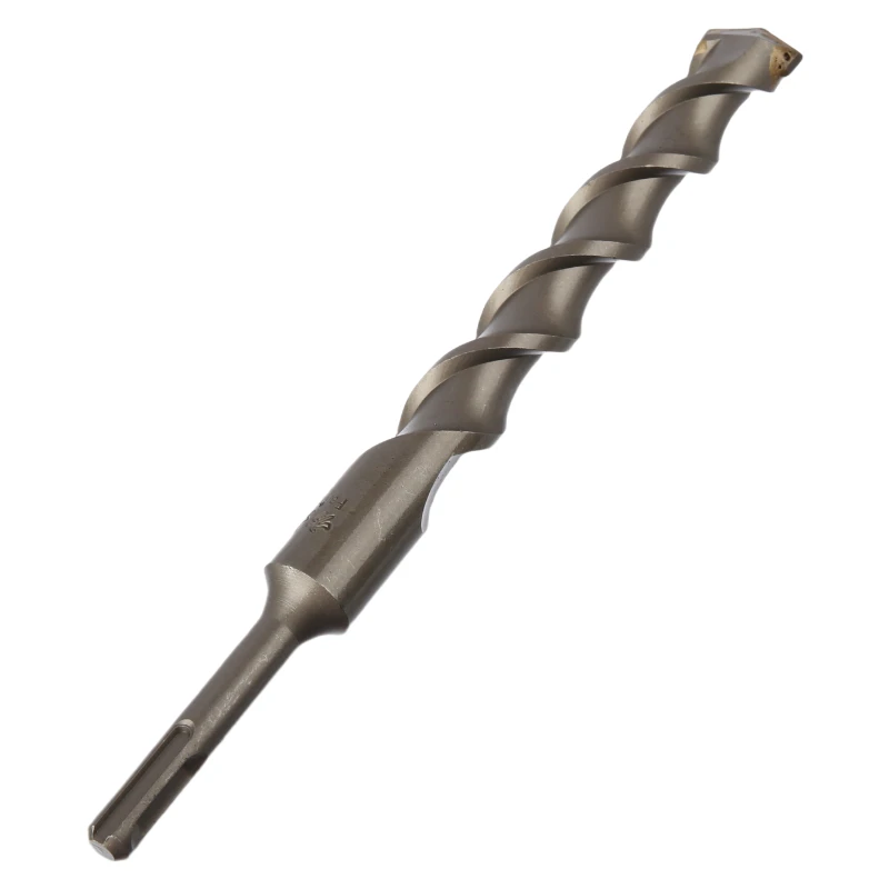 ดอกสว่านคอนกรีต SDS Plus ขนาด 25 มม. แบบสองหัว สำหรับสว่านกระแทก 260 มม. ใช้กับกำแพง อิฐ บล็อก สว่านไฟฟ้า ดอกสว่านงานก่ออิฐ 1 ชิ้น