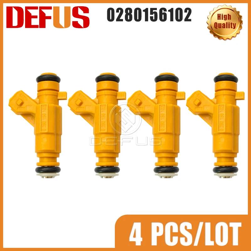DEFUS 4/6/8PCS Premium Injector 0280156102 for 2003-2006 Porsche Cayenne 4.5L V8  Factory Direct Repair Component