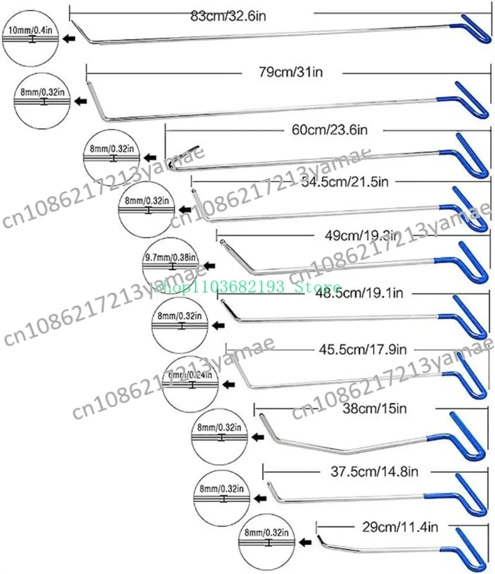 

New Factory Original Spot Car Pit Dent Paint Sheet Metal Wrecking Bar Lever Hail Device