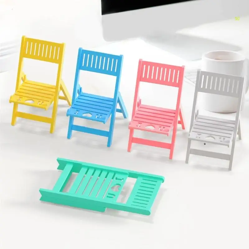 Telefon Stehen Tablet Desktop Stuhl Form Schreibtisch Tablet Tisch Halter Kunststoff Halter Dropshipping